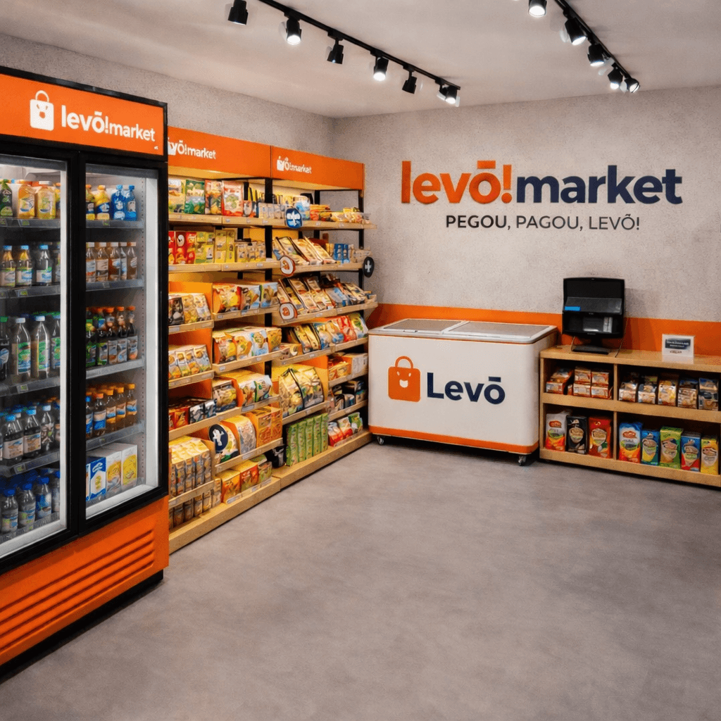 Mercado autônomo premium para condomínios, empresas e academias